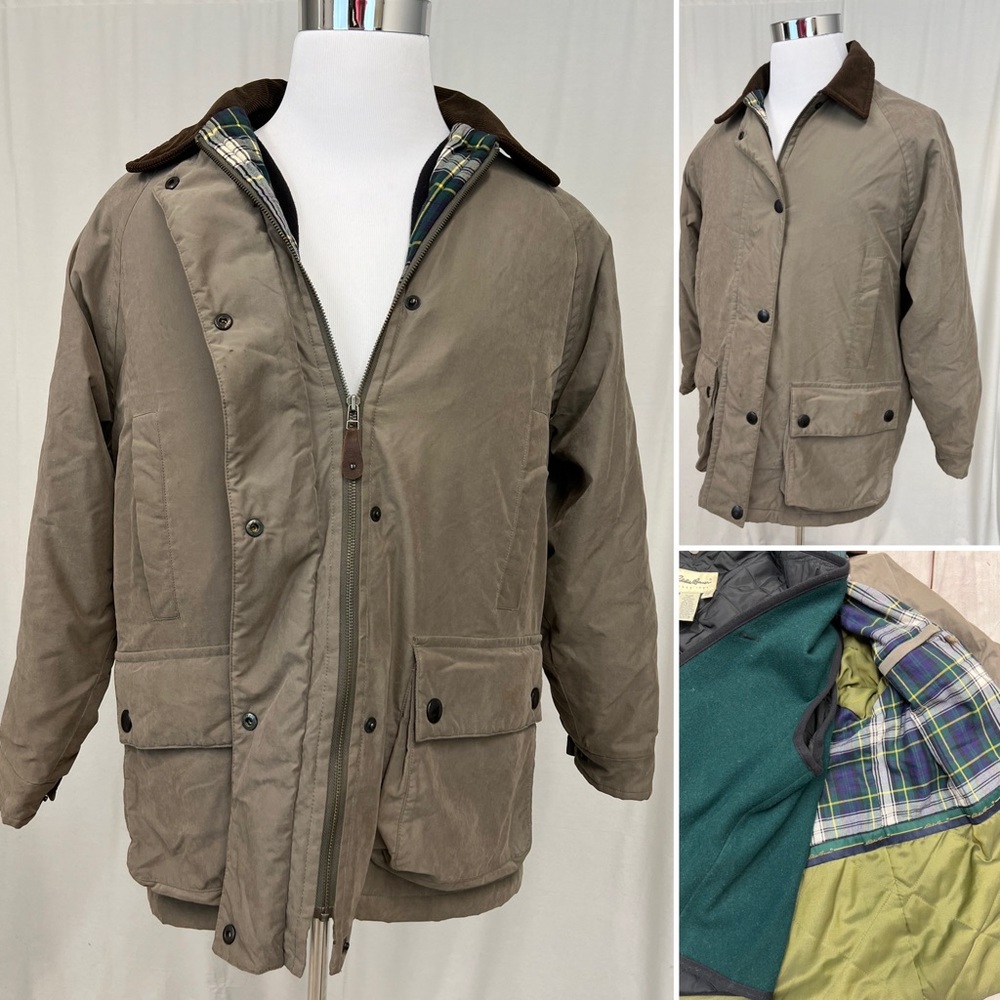 Eddie Bauer Women’s Petite Large Barn Field Coat Removable Quilted Liner